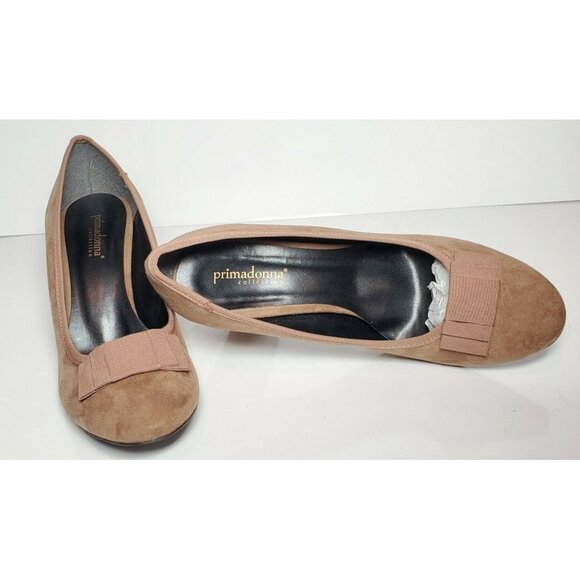 PRIMADONNA COLLECTION WOMEN'S EURO 35 BOW ON TOE TAUPE NEW /BOX 06057 - Picture 9 of 12